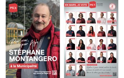 Stéphane Montangero à la Municipalité et 17 élu·es au Conseil communal: merci Aigle!
